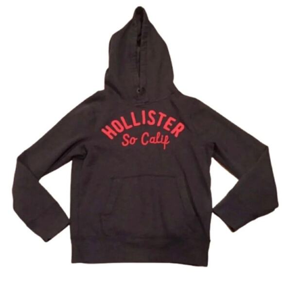 Hollister So Calif Women's Gray & Pink Highlighter SM Pullover Hoodie - Picture 1 of 3